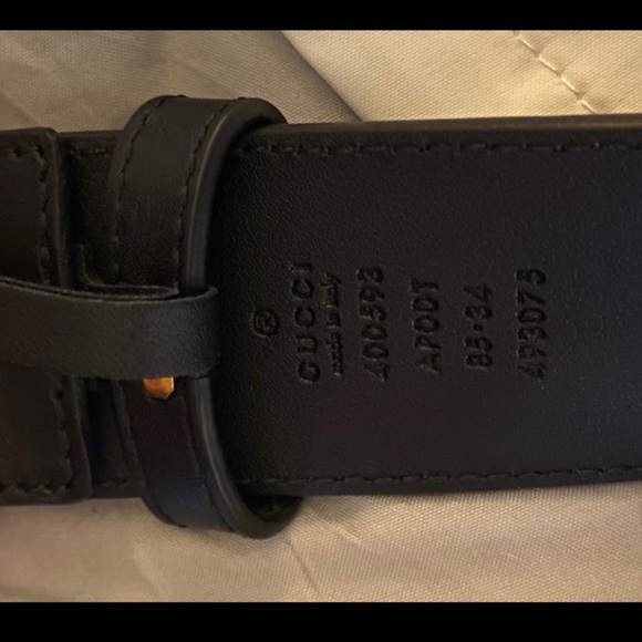 Gucci Marmont 1.5 inch wide belt 85cm - Picture 3 of 4